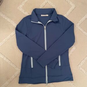 Peter Millar Blue Full-Zip Jacket